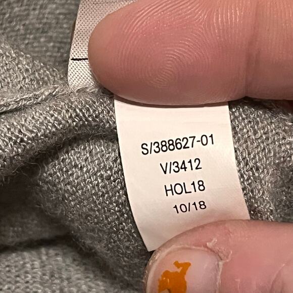 Banana Republic Gray Bow Tie Neck Sweater Large - Picture 7 of 9